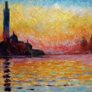 Rep. Claude_Monet 20x24 in. stretched Oil Painting Canvas Art Wall Decor modern02D