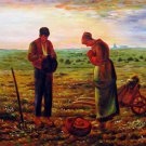 Rep. Jean Francois Millet 20x24 in. stretched Oil Painting Canvas Art Wall Decor modern004