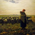 Rep. Jean Francois Millet 20x24 in. stretched Oil Painting Canvas Art Wall Decor modern06D