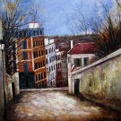 Rep. Maurice Utrillo 20x24 in. stretched Oil Painting Canvas Art Wall Decor modern004