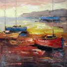 Boat 20x24 in. stretched Oil Painting Canvas Art Wall Decor modern119
