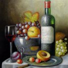 Fruit and wine 20x24 in. stretched Oil Painting Canvas Art Wall Decor modern101