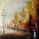 Street 20x24 in. stretched Oil Painting Canvas Art Wall Decor modern039