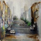 Street 20x24 in. stretched Oil Painting Canvas Art Wall Decor modern040 Street 20x24 in. stretched Oil Painting Canvas Art Wall Decor modern040