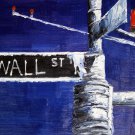 Street 20x24 in. stretched Oil Painting Canvas Art Wall Decor modern60D