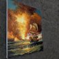 Naval battle 20x24 in. stretched Oil Painting Canvas Art Wall Decor modern009