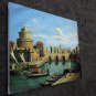 Venice vintage 20x24 in. stretched Oil Painting Canvas Art Wall Decor modern001
