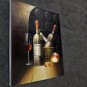 Wine 20x24 in. stretched Oil Painting Canvas Art Wall Decor modern009