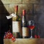 Wine 20x24 in. stretched Oil Painting Canvas Art Wall Decor modern025