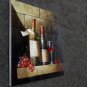 Wine 20x24 in. stretched Oil Painting Canvas Art Wall Decor modern025