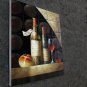 Wine 20x24 in. stretched Oil Painting Canvas Art Wall Decor modern026