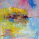 Abstract 20x20 in. stretched Oil Painting Canvas Art Wall Decor modern203