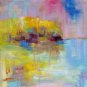 Abstract 20x20 in. stretched Oil Painting Canvas Art Wall Decor modern203