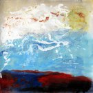 Abstract 20x20 in. stretched Oil Painting Canvas Art Wall Decor modern206