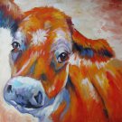 Cow 20x20 in. stretched Oil Painting Canvas Art Wall Decor modern04D