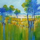 Tree 20x20 in. stretched Oil Painting Canvas Art Wall Decor modern501