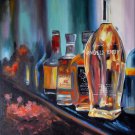Bottle 18x24 in. stretched Oil Painting Canvas Art Wall Decor modern001