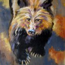 bear 16x20 in. stretched Oil Painting Canvas Art Wall Decor modern102