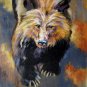 bear 16x20 in. stretched Oil Painting Canvas Art Wall Decor modern102