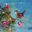 Snowscape 16x20 in. stretched Oil Painting Canvas Art Wall Decor modern402