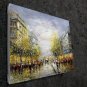 Paris 16x20 in. stretched Oil Painting Canvas Art Wall Decor modern708