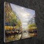 Paris 16x20 in. stretched Oil Painting Canvas Art Wall Decor modern711