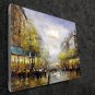 Paris 16x20 in. stretched Oil Painting Canvas Art Wall Decor modern714