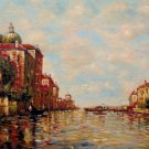 Venice 16x20 in. stretched Oil Painting Canvas Art Wall Decor modern518