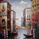 Venice 16x20 in. stretched Oil Painting Canvas Art Wall Decor modern527