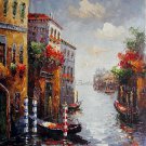 Venice 16x20 in. stretched Oil Painting Canvas Art Wall Decor modern529