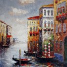 Venice 16x20 in. stretched Oil Painting Canvas Art Wall Decor modern533