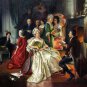 Royal party 16x20 in. stretched Oil Painting Canvas Art Wall Decor modern001
