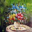 Vase Flower 16x20 in. stretched Oil Painting Canvas Art Wall Decor modern109