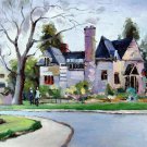 House 16x20 in. stretched Oil Painting Canvas Art Wall Decor modern207 House 16x20 in. stretched Oil Painting Canvas Art Wall Decor modern207