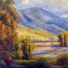 Mountain 16x20 in. stretched Oil Painting Canvas Art Wall Decor modern202