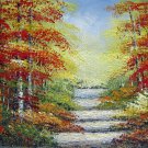 Trees 16x20 in. stretched Oil Painting Canvas Art Wall Decor modern117 Trees 16x20 in. stretched Oil Painting Canvas Art Wall Decor modern117