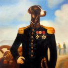 prtrait of pet dog_Poncelet 16x20 in. stretched Oil Painting Canvas Art Wall Decor modern003
