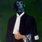 prtrait of pet dog_Poncelet 16x20 in. stretched Oil Painting Canvas Art Wall Decor modern008 prtrait of pet dog_Poncelet 16x20 in. stretched Oil Painting Canvas Art Wall Decor modern008