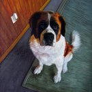 prtrait of pet dog 16x20 in. stretched Oil Painting Canvas Art Wall Decor modern034 prtrait of pet dog 16x20 in. stretched Oil Painting Canvas Art Wall Decor modern034