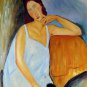 Rep. Amedeo Modigliani 16x20 in. stretched Oil Painting Canvas Art Wall Decor modern201