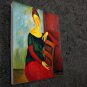 Rep. Amedeo Modigliani 16x20 in. stretched Oil Painting Canvas Art Wall Decor modern204