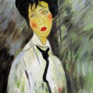 Rep. Amedeo Modigliani 16x20 in. stretched Oil Painting Canvas Art Wall Decor modern208 Rep. Amedeo Modigliani 16x20 in. stretched Oil Painting Canvas Art Wall Decor modern208