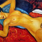 Rep. Amedeo Modigliani 16x20 in. stretched Oil Painting Canvas Art Wall Decor modern209