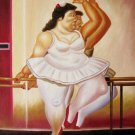 Rep. Fernando Botero 16x20 in. stretched Oil Painting Canvas Art Wall Decor modern27D