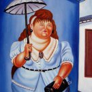 Rep. Fernando Botero 16x20 in. stretched Oil Painting Canvas Art Wall Decor modern28D