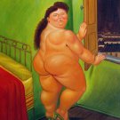 Rep. Fernando Botero 16x20 in. stretched Oil Painting Canvas Art Wall Decor modern31D