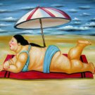 Rep. Fernando Botero 16x20 in. stretched Oil Painting Canvas Art Wall Decor modern35D