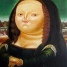 Rep. Fernando Botero 16x20 in. stretched Oil Painting Canvas Art Wall Decor modern36D