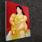 Rep. Fernando Botero 16x20 in. stretched Oil Painting Canvas Art Wall Decor modern37D
