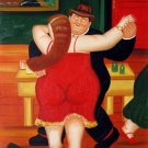 Rep. Fernando Botero 16x20 in. stretched Oil Painting Canvas Art Wall Decor modern40D